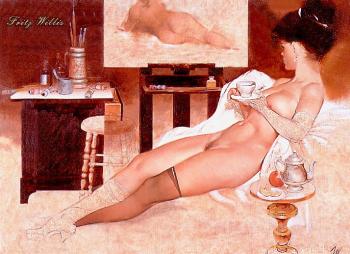 Handmade canvas painting reproduction