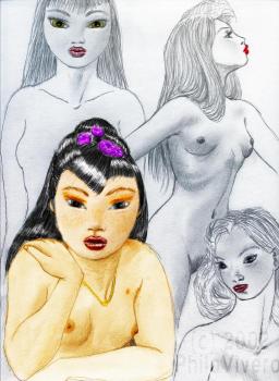 Handmade canvas painting reproduction