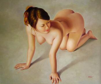 Handmade canvas painting reproduction