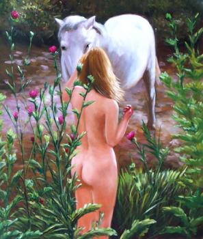 Handmade canvas painting reproduction