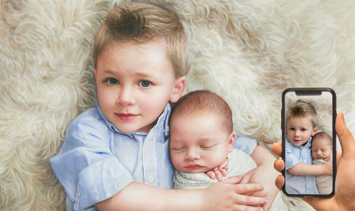 Custom portrait painting