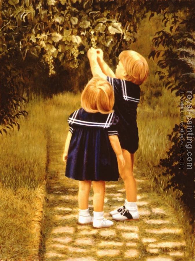 The Grape Path by Ann James Massey | Oil Painting Reproduction
