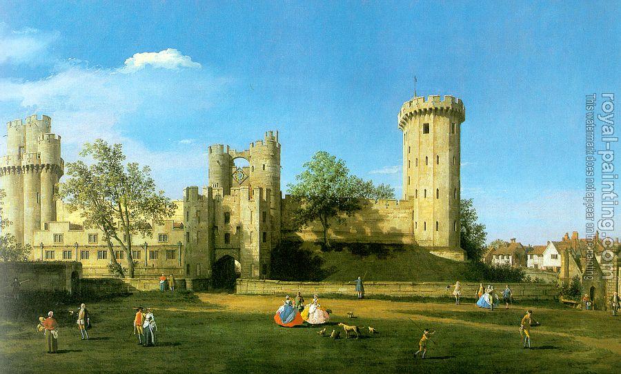 Canaletto : Warwick Castle, The East Front