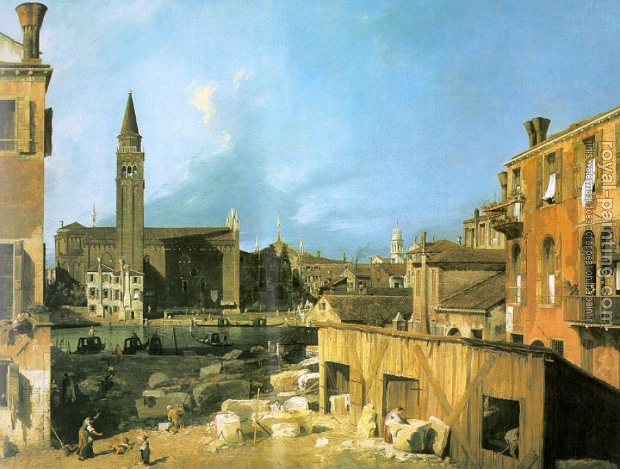 Canaletto : The Stonemason's Yard