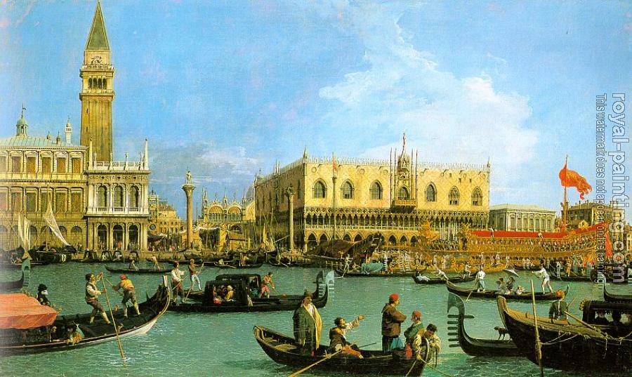 Canaletto : The Basin of San Marco on Ascension Day