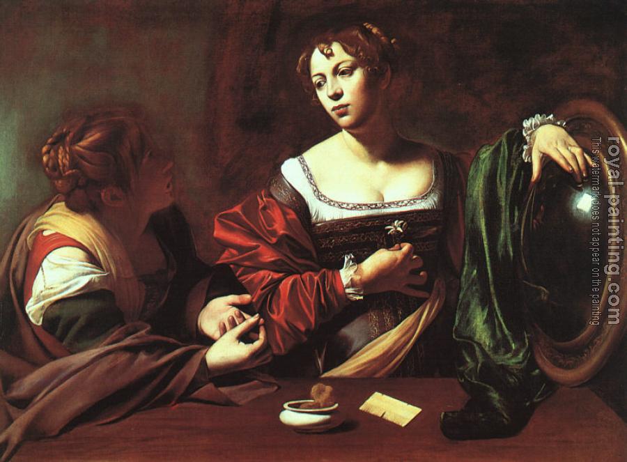 Caravaggio : Martha and Mary Magdalene