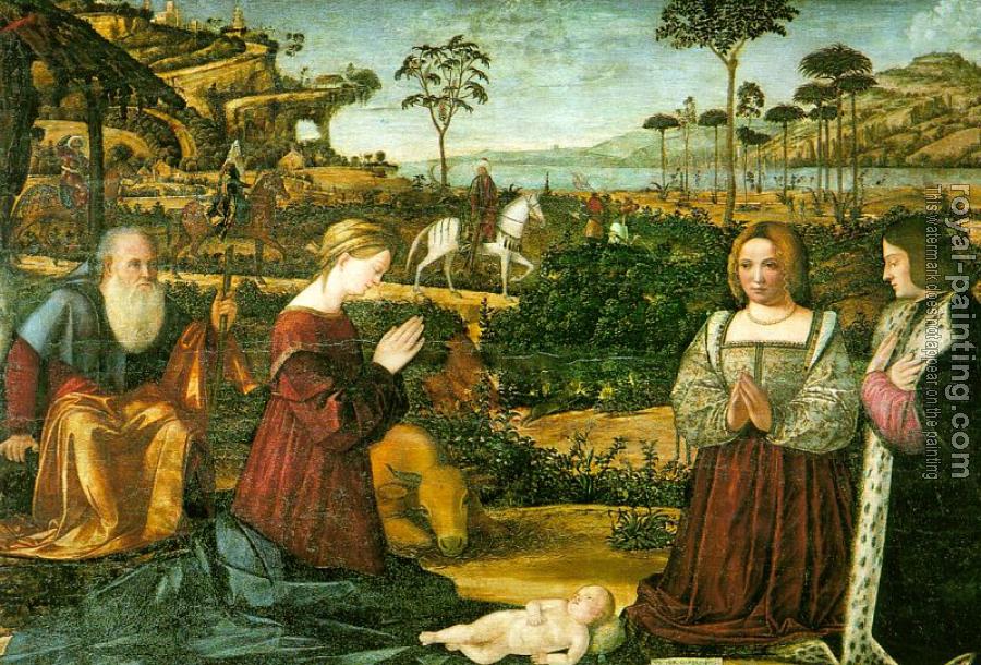 Carpaccio : Holy Family with Two Donors