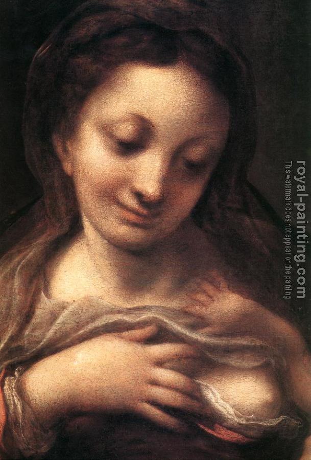Correggio : Virgin and Child with an Angel (Madonna del Latte)
