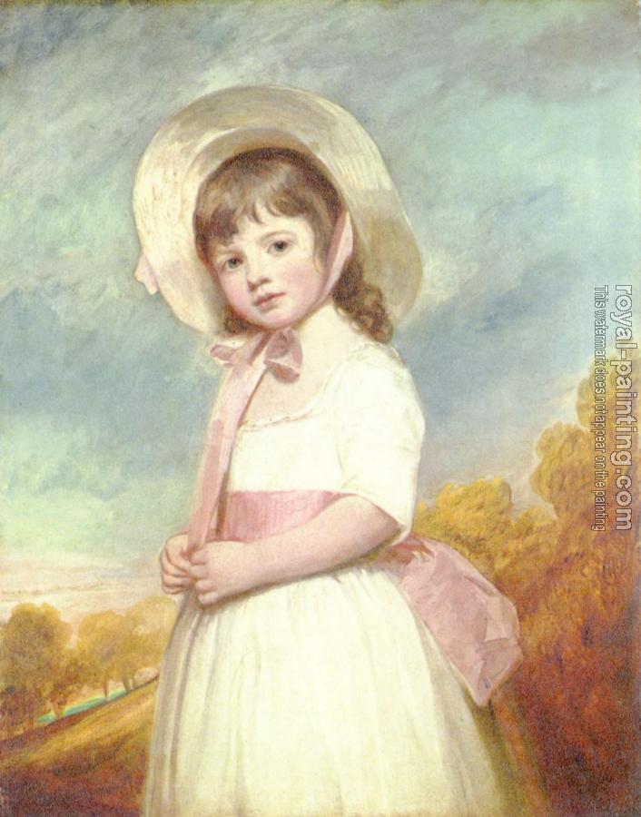 Portrait of Miss Willoughby by George Romney | Oil Painting Reproduction