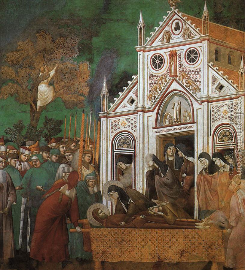 Giotto : St.Francis Mourned by St.Clare