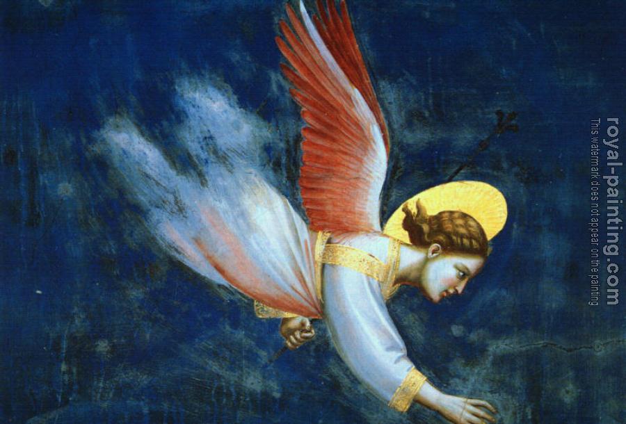 Giotto : Joachim's Dream Scenes from the Life of Joachim (Detail of an Angel)