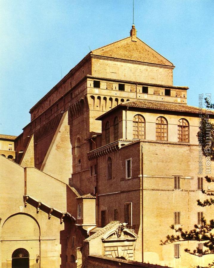 Michelangelo : Exterior of the Sistine Chapel Michelangelo : Exterior of the Sistine Chapel