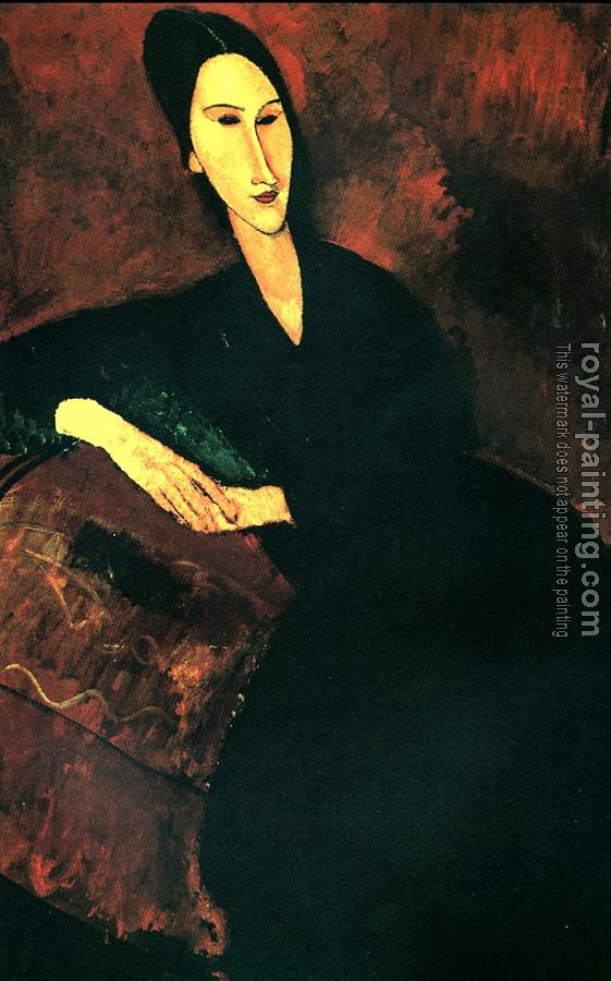 Anna Modigliani Portrait of Anna Zborowska by Amedeo Modigliani | Oil Painting Reproduction