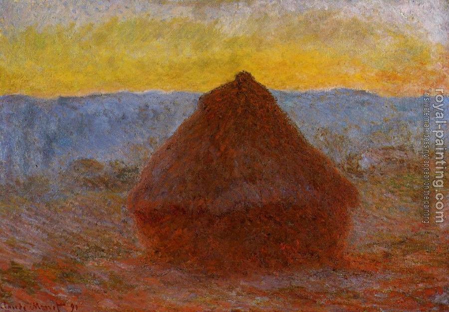 Grainstack II by Claude Oscar Monet | Oil Painting Reproduction