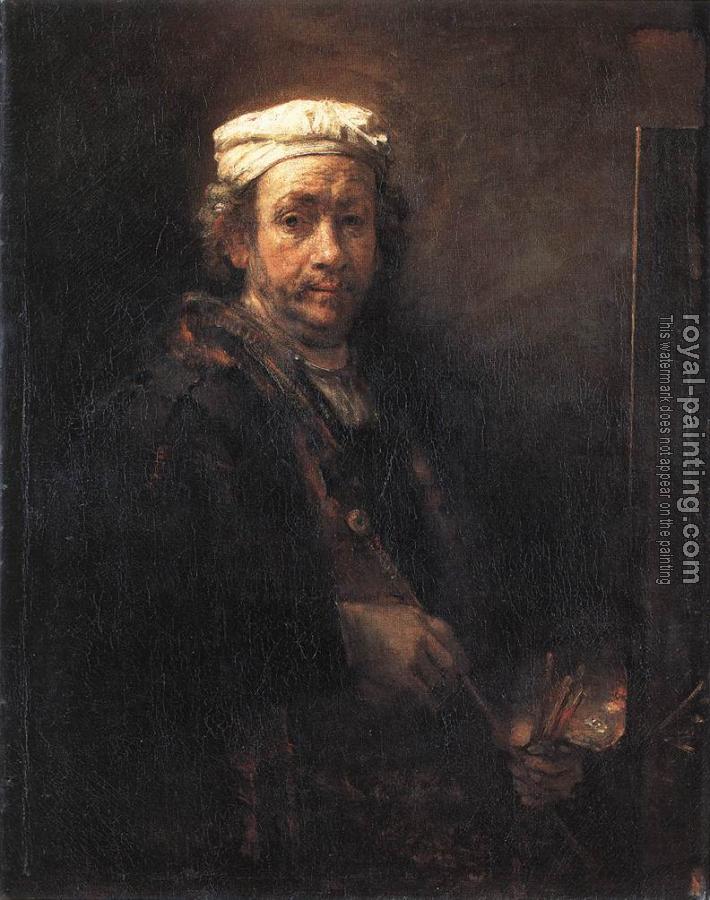 Rembrandt : Portrait of the Artist at His Easel