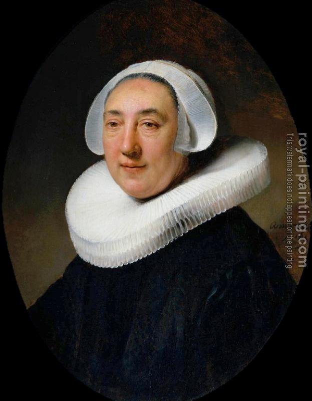 Rembrandt : Portrait of Haesje van Cleyburgh