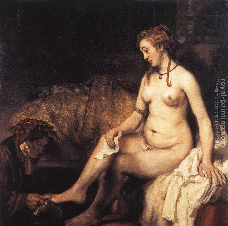 Rembrandt : Bathsheba at her Bath