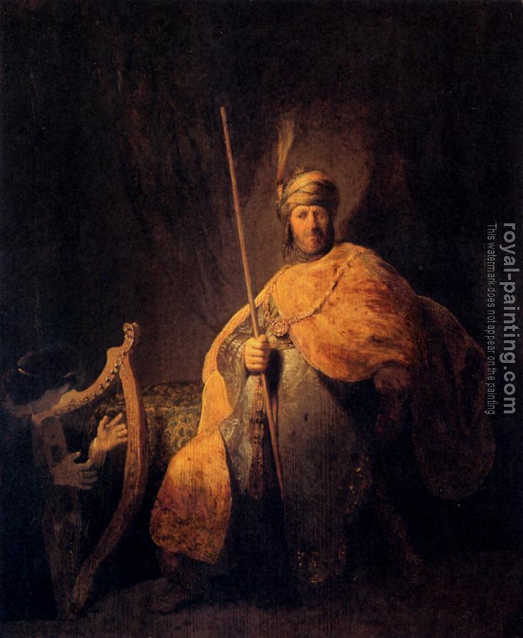 Rembrandt : David Playing The Harp To Saul Rembrandt : David Playing The Harp To Saul