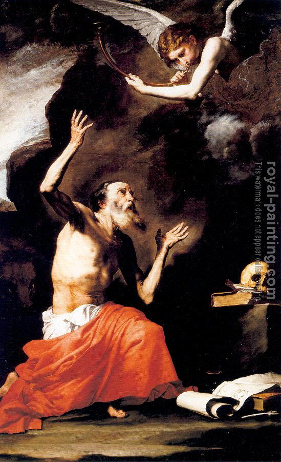 St. Jerome and the Angel of the Last Judgement by Jusepe De Ribera ...