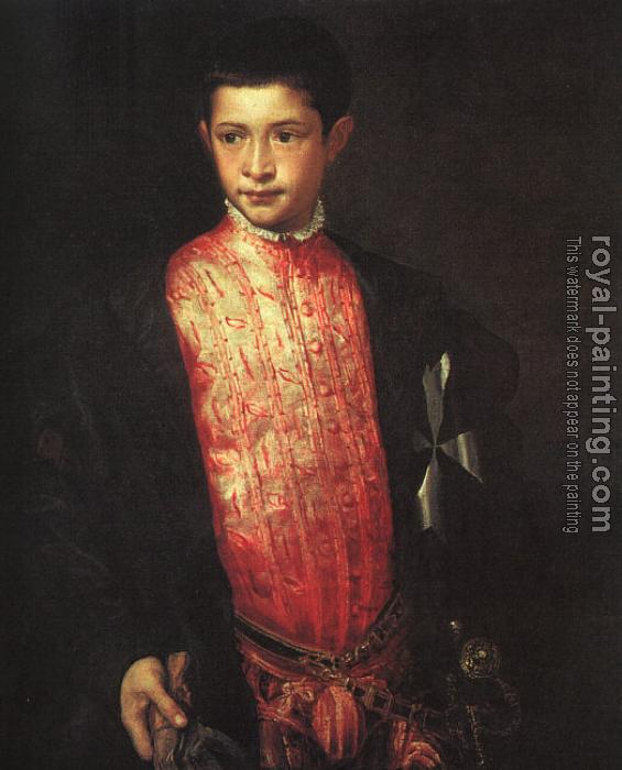 Titian : Portrait of Ranuccio Farnese