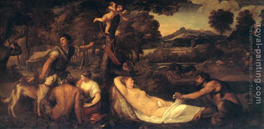 Titian : Jupiter and Anthiope