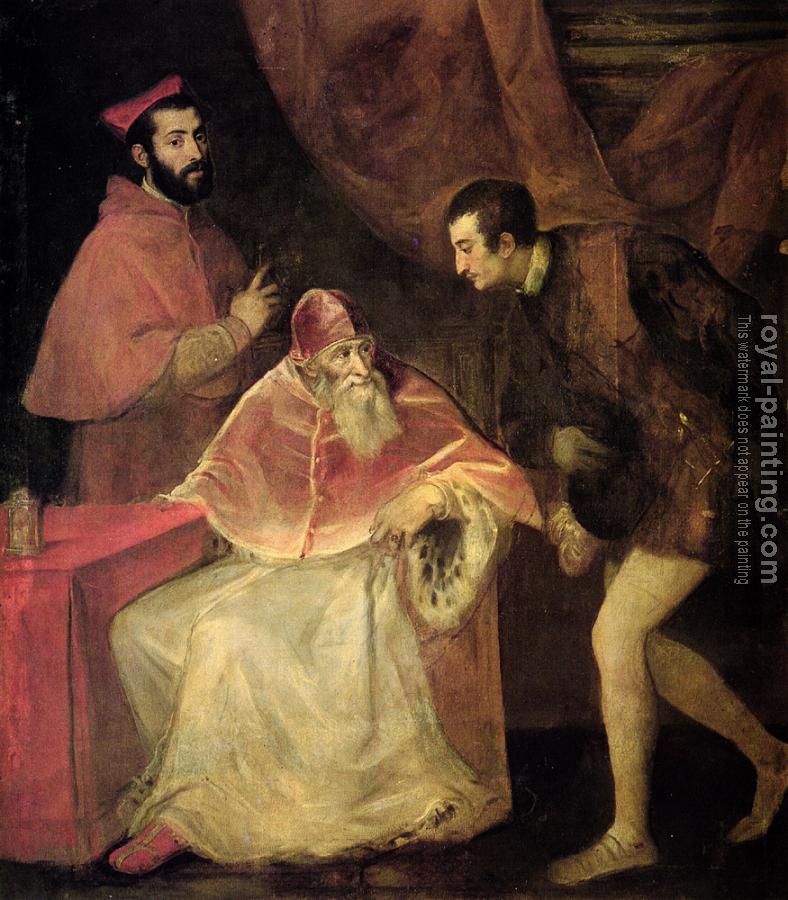 Titian : Pope Paul III and nephews