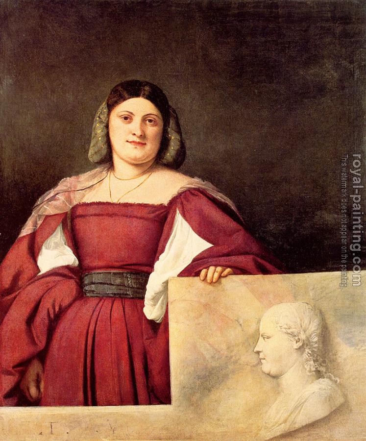 Titian : Portrait of a Woman called La Schiavona