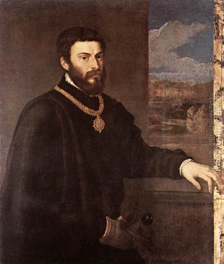 Titian : Portrait of Count Antonio Porcia