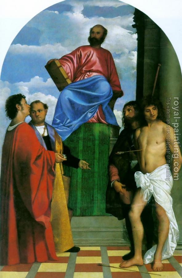 Titian : Saint Mark Enthroned
