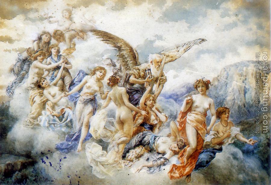 Hand Painted : Canvas painting Hand Painted : Canvas painting