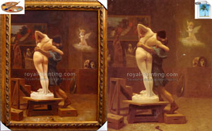 Handmade oil painting reproduction