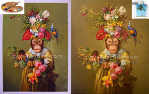 Handmade oil painting reproduction