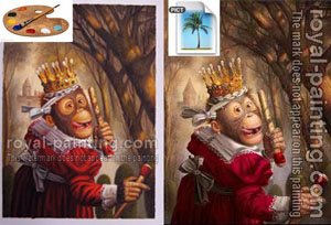 Handmade oil painting reproduction