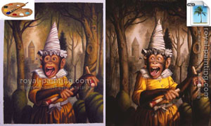 Handmade oil painting reproduction