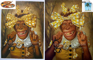 Handmade oil painting reproduction