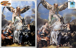 Handmade oil painting reproduction