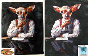 Handmade oil painting reproduction