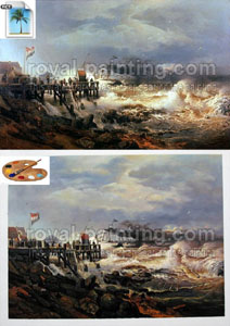 Handmade oil painting reproduction
