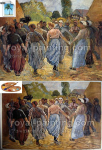 Handmade oil painting reproduction
