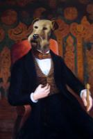 Stock canvas painting